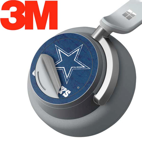 NFL Dallas Cowboys Distressed Surface Headphones Skin